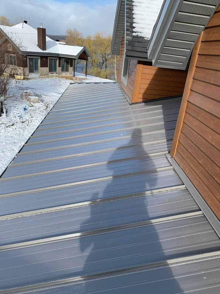 Rénovation toiture acier Shawinigan